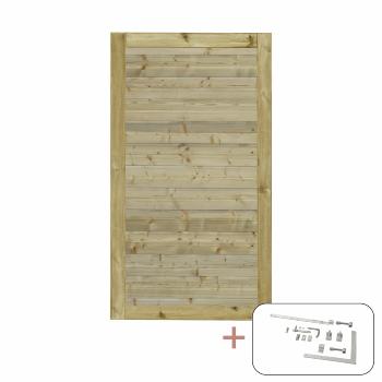 PLUS Plank Enkeltlåge inkl. beslag - 100×163 cm